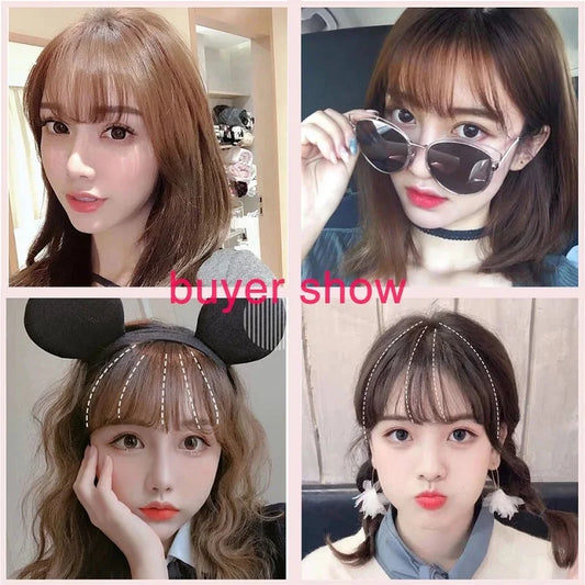 Résultat de frange a clipser