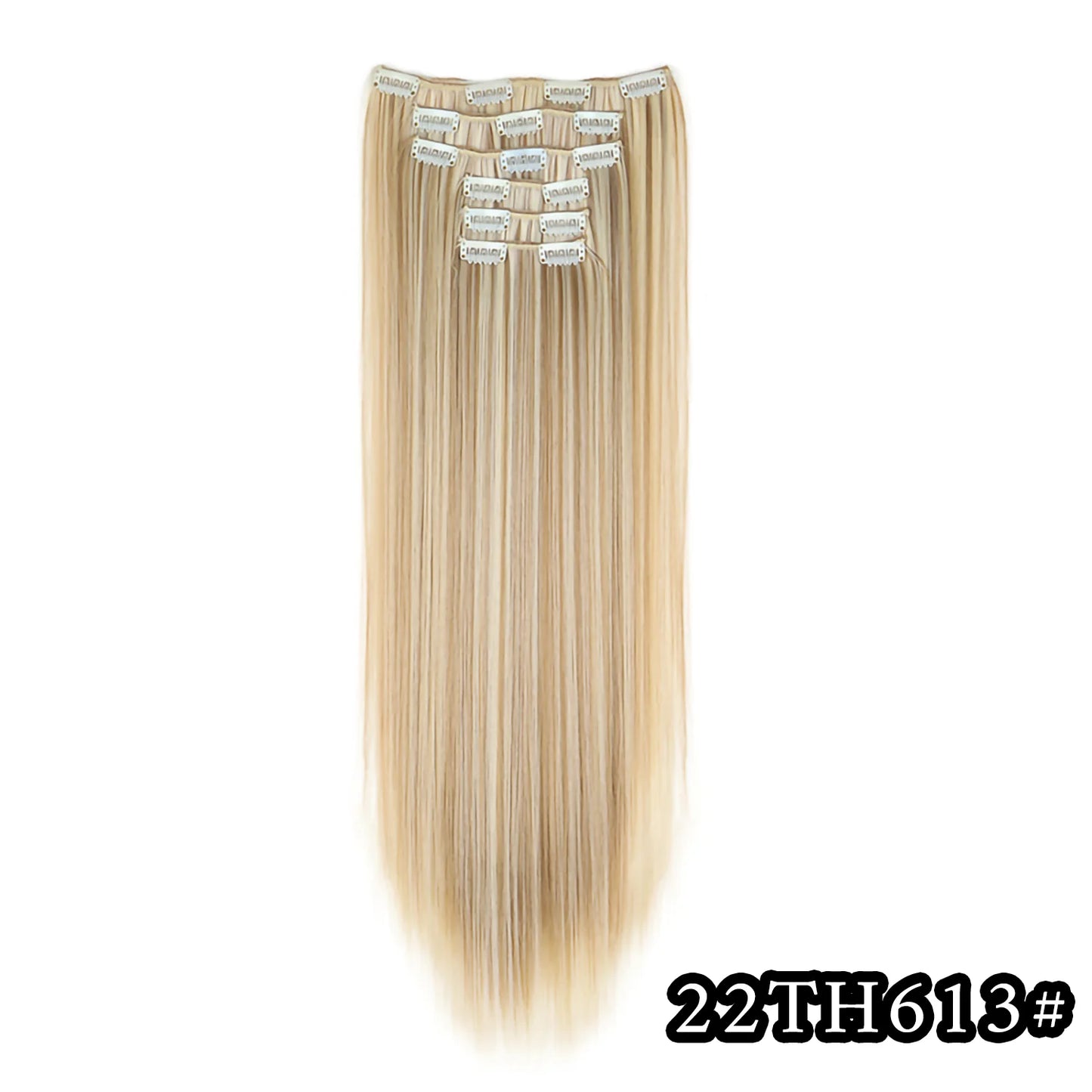 Extensions de cheveux couleur blonde