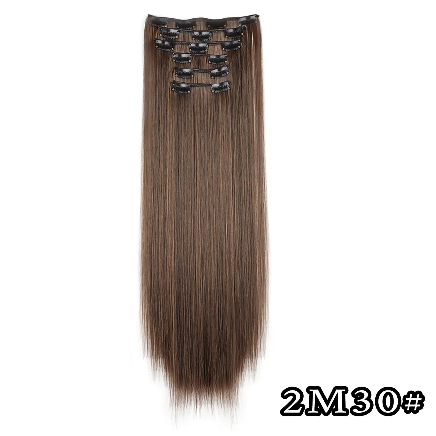 Extensions de cheveux couleur marron